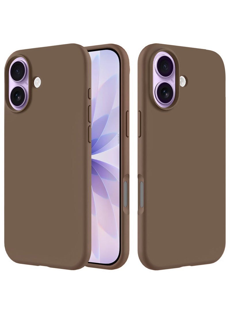 CATANES Silicone Protective Phone Case for iPhone 17 - Soft Anti-Scratch Microfiber Lining Ultra Slim Drop Protection Phone Cover - Desert Titanium - Image 5