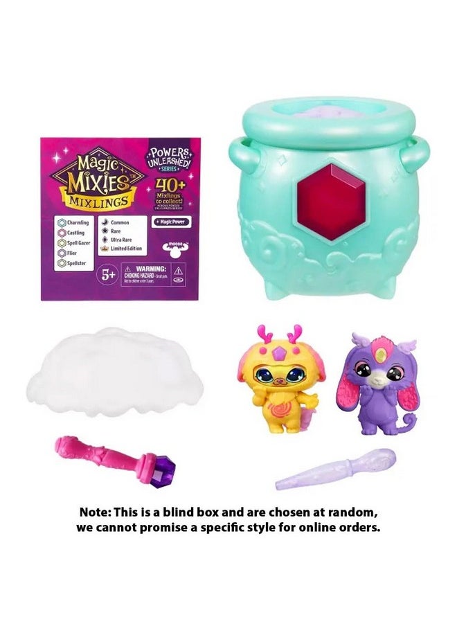 AKEDO Magic Mixies Mixlings Tap & Reveal Cauldron 2 Pack, Magic Wand Reveals Magic Power, Power Unleashed Series, For Kids Aged 5 And Up (Styles May Vary), Multicolor (14696)  - Image 2
