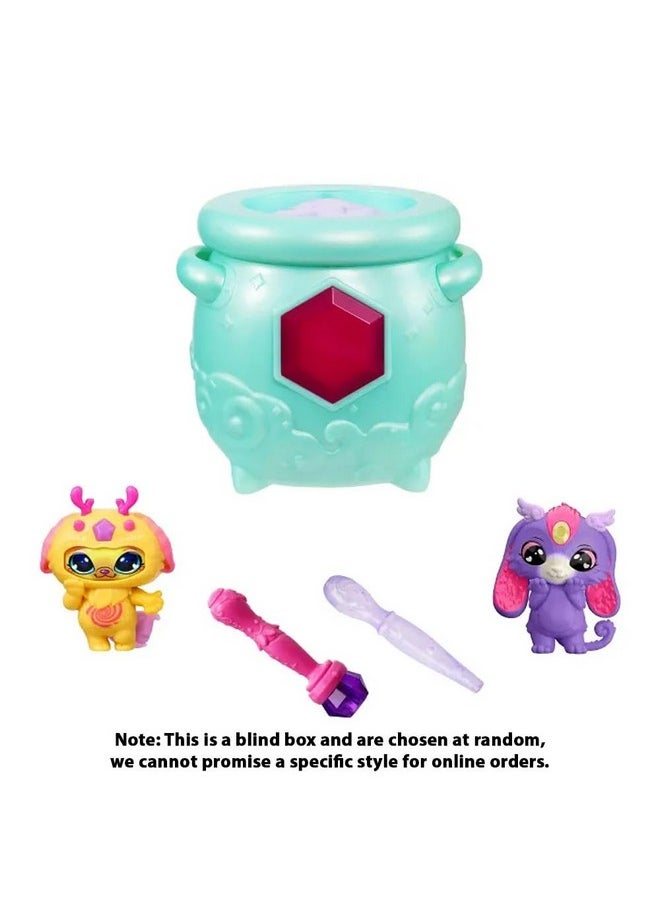 AKEDO Magic Mixies Mixlings Tap & Reveal Cauldron 2 Pack, Magic Wand Reveals Magic Power, Power Unleashed Series, For Kids Aged 5 And Up (Styles May Vary), Multicolor (14696)  - Image 3