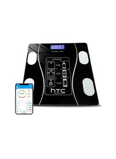 Smart Weighing Scale with Bluetooth – Digital Body Composition Bath Scale Compatible with iOS & Android – Tracks Weight, BMI, Body Fat, Muscle & More – Sleek LCD Display, Auto Sync, Step-On Technology – Ideal for Home Fitness & Health Tracking