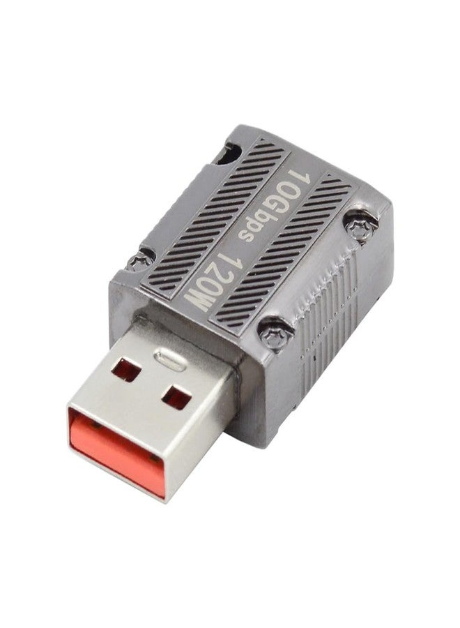 NFHK USB-C USB 3.1 Type C Female to USB 3.0 A Male 10Gbps Data 120W Power Adapter Alloy Shell for Laptop Tablet Mobile Phone - Image 1