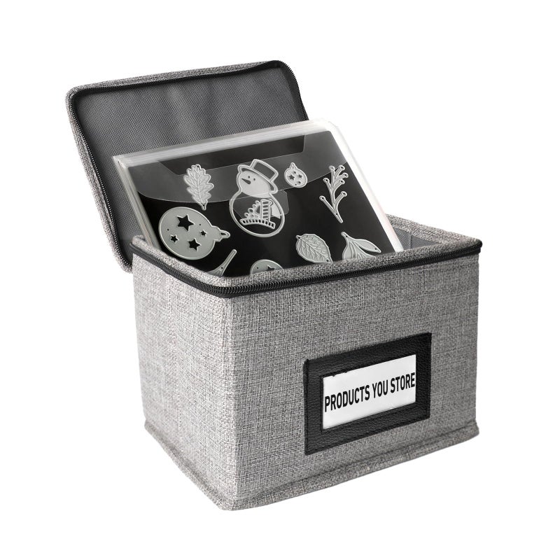 Mingting Die Cut Storage Box,Die Cut Storage Organizer,Fully-Padded Inside with Sturdy Construction, Magnetic Sheets for Dies Storage ,Scrapbooking Paper,Picture,Photo(no magnet sheet) - Image 1