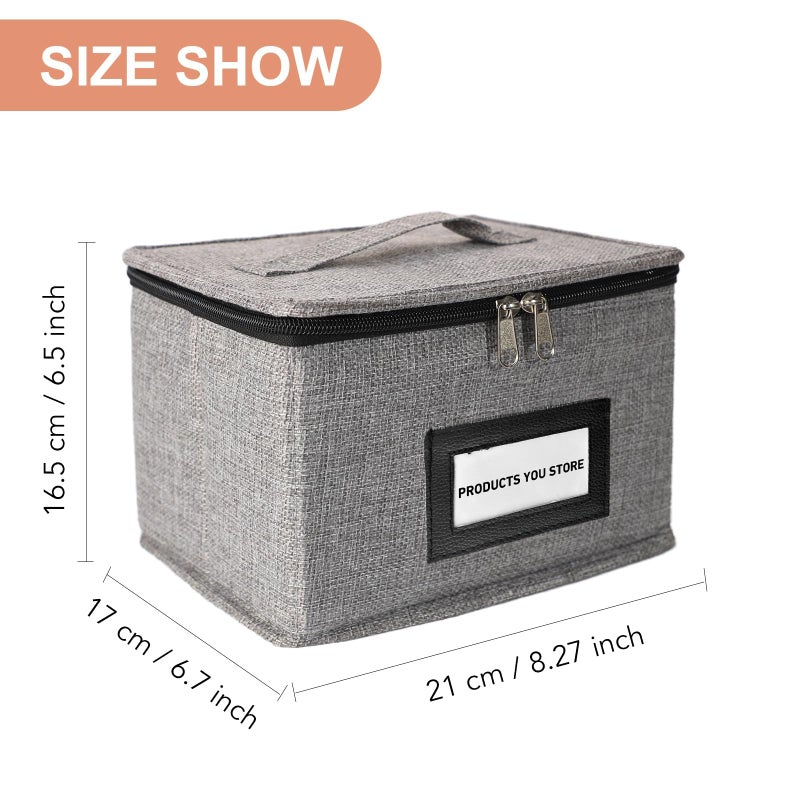 Mingting Die Cut Storage Box,Die Cut Storage Organizer,Fully-Padded Inside with Sturdy Construction, Magnetic Sheets for Dies Storage ,Scrapbooking Paper,Picture,Photo(no magnet sheet) - Image 2