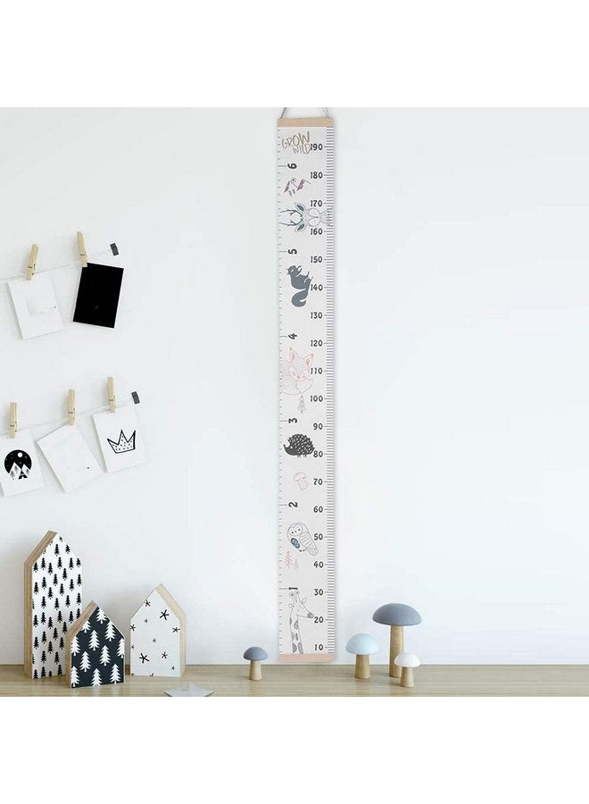 Tnfeeon Growth Chart for Kids, Portable Height Measurement Growth Chart Ruler Ideal Wall Decor in Kids Room Playroom or Nursery Decoration(#1) - Image 2