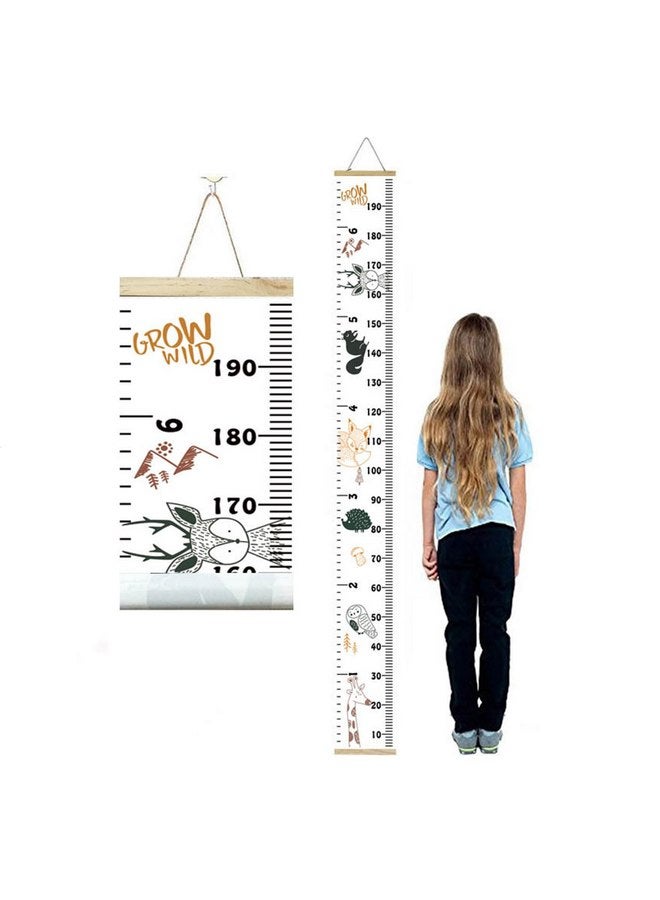 Tnfeeon Growth Chart for Kids, Portable Height Measurement Growth Chart Ruler Ideal Wall Decor in Kids Room Playroom or Nursery Decoration(#1) - Image 3