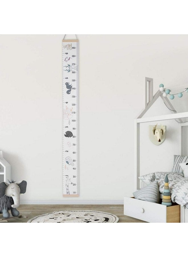 Tnfeeon Growth Chart for Kids, Portable Height Measurement Growth Chart Ruler Ideal Wall Decor in Kids Room Playroom or Nursery Decoration(#1) - Image 4