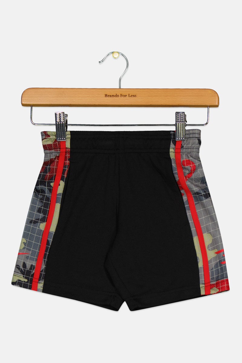 Nike شورتات كاموفلاج للأطفال من نايك 3 براند بواسطة راسل ويلسون، أسود