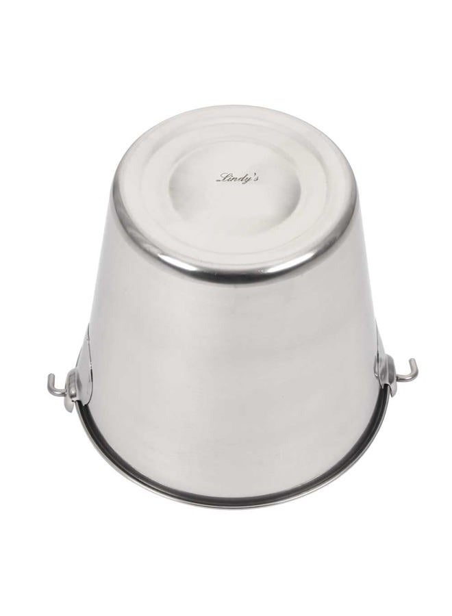 Lindy's 4-Quart Stainless Steel Bucket, Durable Seamless Bucket for Many Home Tasks, Carry Water or Milk, Fill with Food, Use as a Flower Pot, Cleaning Bucket, Table Centerpiece and Much More - Image 3
