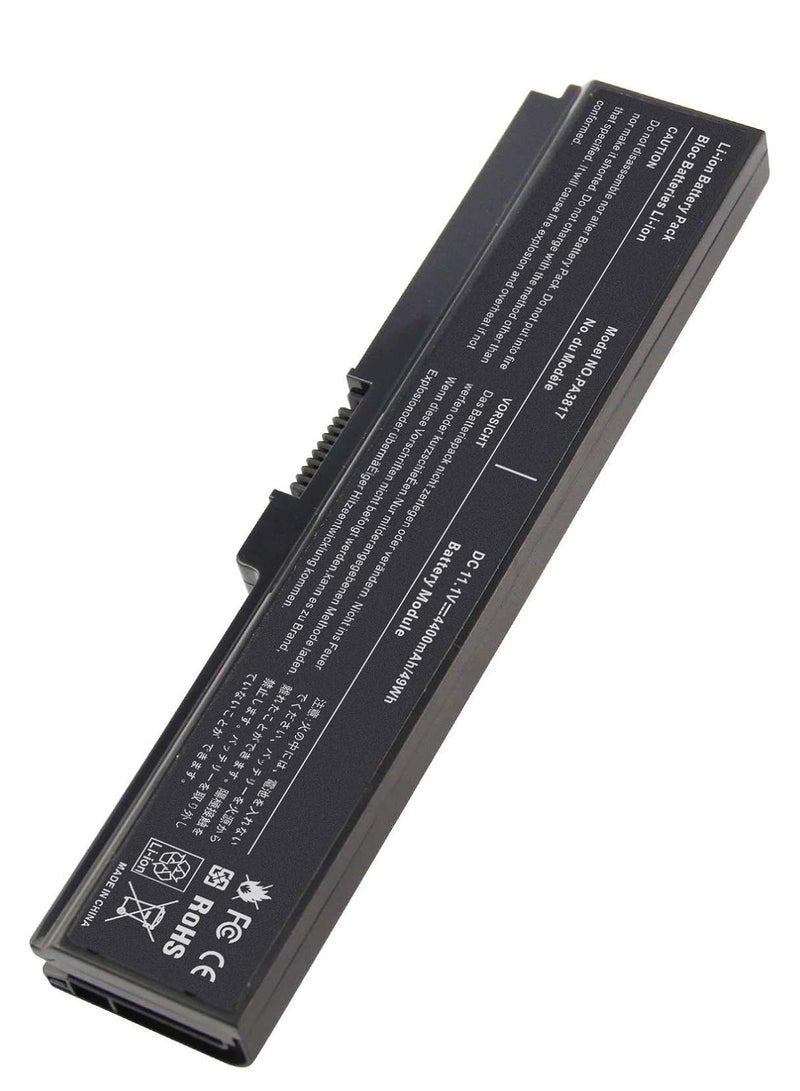 زيكسين بطارية بديلة لأجهزة الكمبيوتر المحمول توشيبا ساتلايت C655 C675 C675D L645 L645D L655 L655D L675 L675D L745 L755 L755D P745 P755 P775 M645 A660 A655 PA3817U - Image 2