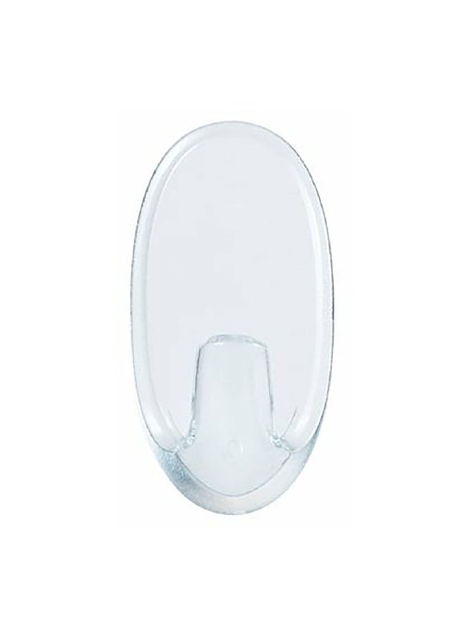 Command 2-Piece Hook with Strips Clear Small 17092CLR - Image 2
