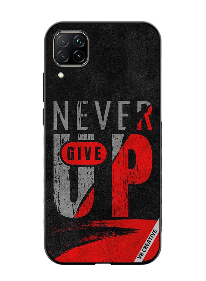 VR CREATIVE Protective Case Cover For Huawei Nova 7i/P40 Lite Never Give Up Design Multicolour - Image 1