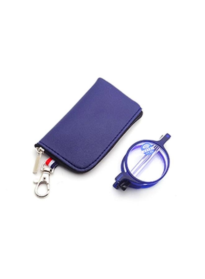 نيبمينينت New Anti-blue Light Antenna Folding Retro Reading Glasses Keychain Hd Spot 