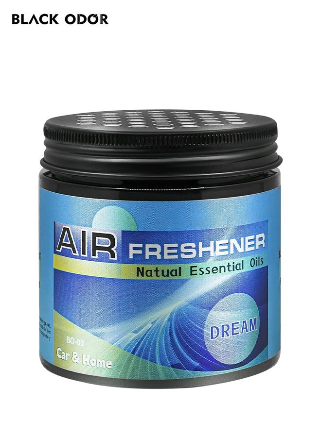 Dream Car Air Freshener Black Odor 180g Natural Essential Oils Air Freshener For Car Home BO03 DREAM - Image 1