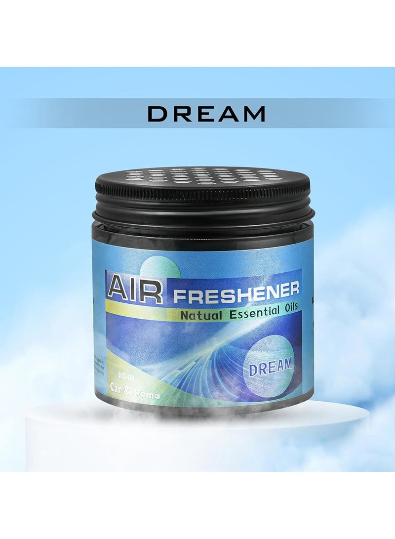 Dream Car Air Freshener Black Odor 180g Natural Essential Oils Air Freshener For Car Home BO03 DREAM - Image 2