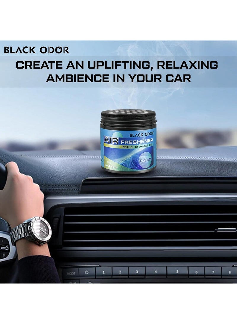 Dream Car Air Freshener Black Odor 180g Natural Essential Oils Air Freshener For Car Home BO03 DREAM - Image 5