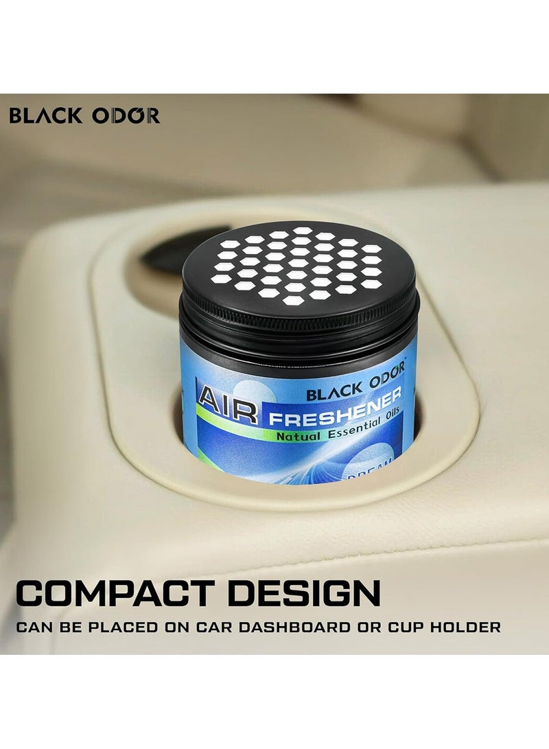 Dream Car Air Freshener Black Odor 180g Natural Essential Oils Air Freshener For Car Home BO03 DREAM - Image 4