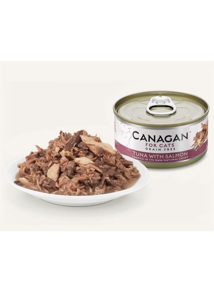 Canagan 12PCS-Canagan Tuna with Salmon Wet Cat Food 75g Tin - Image 2