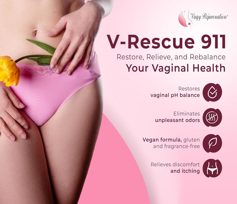 Vagy Rejuvenation تحاميل حمض البوريك 500 ملغ VRescue 14 تحاميل مهبلية صحة أنثوية - Image 2