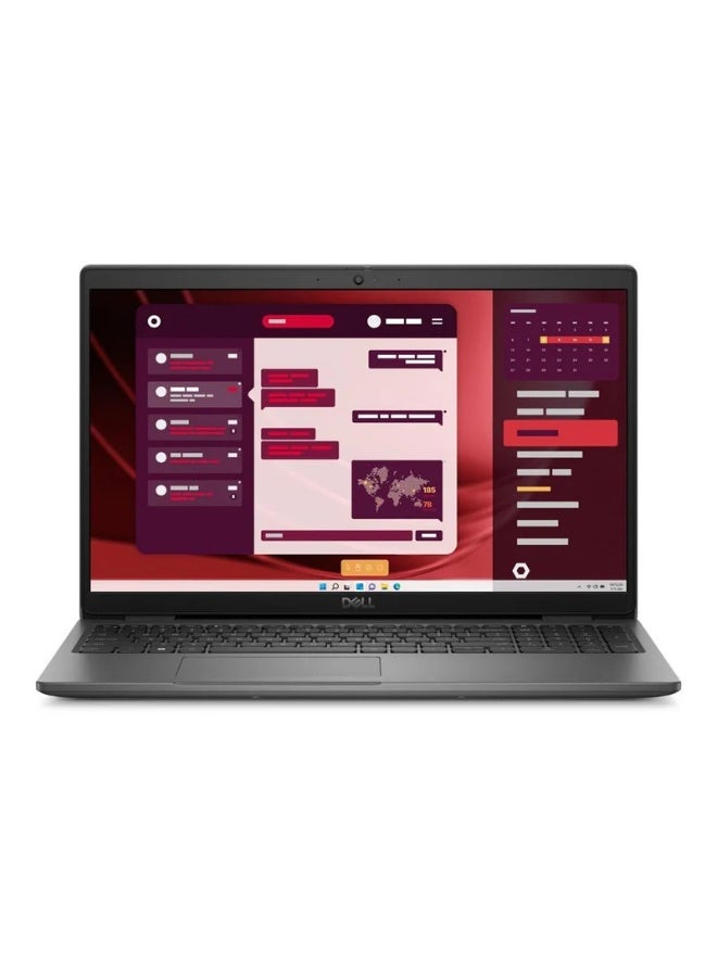 ديل LATITUDE 3550, I5-1335U,8GB, 512GB SSD Class 35 SSD Hard Drive, BKLT US EN KB,Ubuntu, 15.6'' FHD (1920x1080)  AG Non-Touch, 220nits, Camera & Microphone , WLAN Capable, 3 Cell 41Whr Battery, WLAN Intel AX201NT, FPR, WLAN + BT /FPR/English / Arabic Keyboard USA Layout 1YR NBD PS Black - Image 1