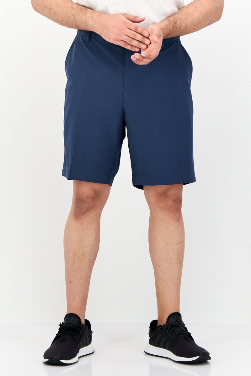 Adidas شورتات رياضية للرجال بطول 8.5 إنش، خارجية، لون أزرق داكن - Image 1