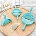 VolksRose VolksRose Dumpling Maker,  3 Pieces Ravioli Mould Crimper, Pierogi Wraper Dough Cutter for Pie Chinese Dumpling Pastry,  - Image 2