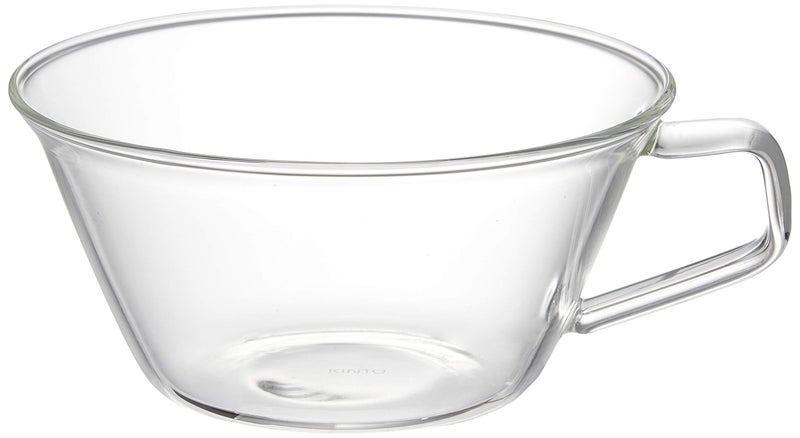 KINTO CAST 8437 Tea Cup, 6.8 fl oz (220 ml), Heat-resistant Glass, Tea, Microwave and Dishwasher Safe - Image 1