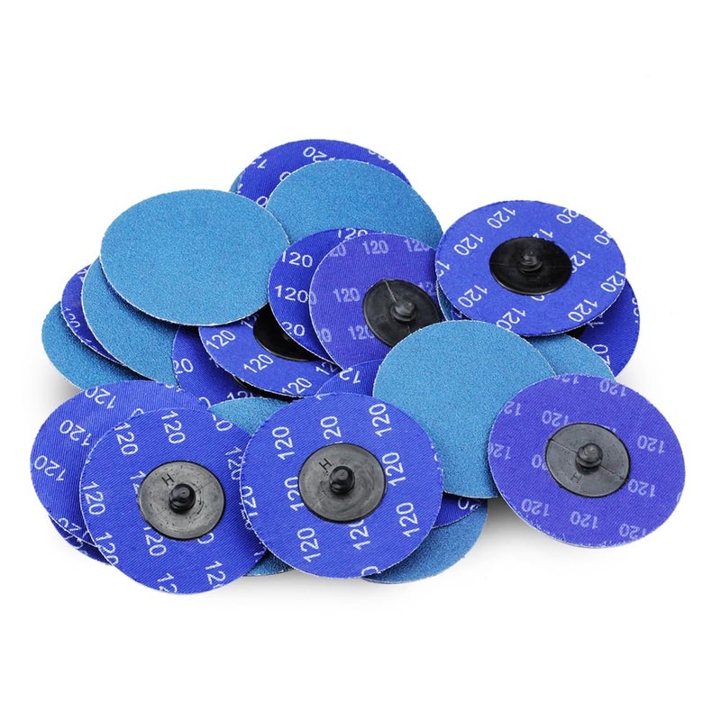 BHA Zirconia Quick Change Sanding Discs, 3", 120 Grit - 25 Pack - Image 1