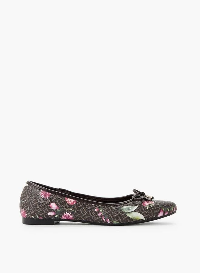 Flora Bella Women Floral Print Ballerina Shoes