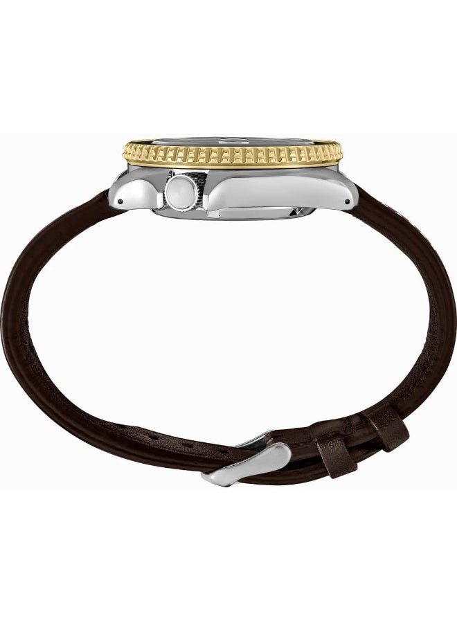 Seiko ساعة سيسكو SSK036K1 5 سبورت أوتوماتيكية GMT، فضية، حزام - Image 2