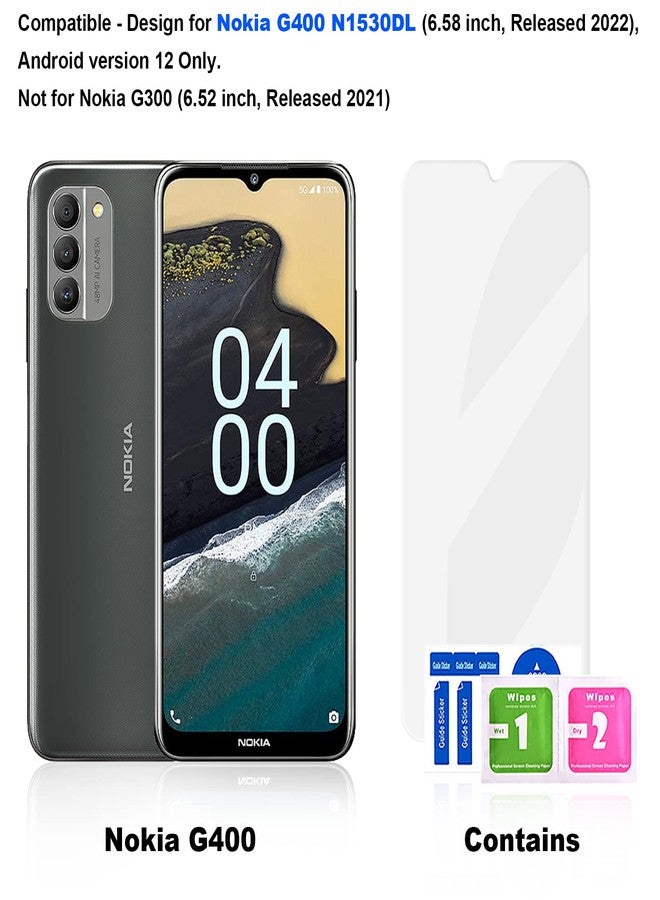 Ailiber Phone Case for Nokia G400, Nokia G400 N1530DL Holster with Screen Protector, Swivel Belt Clip Holster with Kickstand, Heavy Duty Full Body Shockproof Protective Cover for Nokia G400-Blue - Image 2