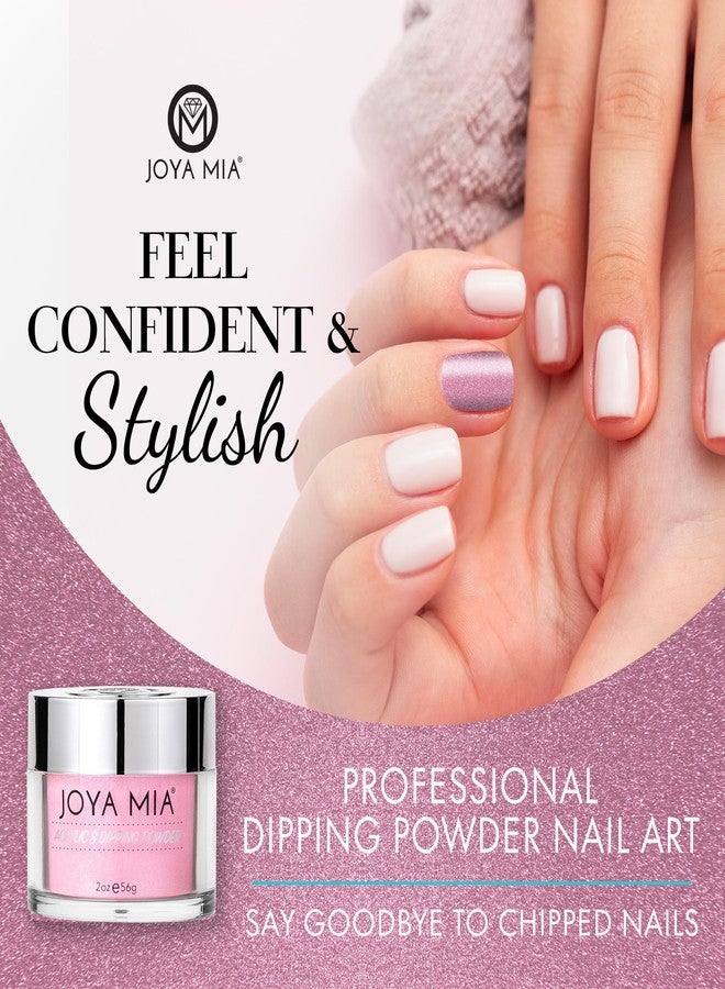 JOYA MIA Dipping Powder, Premium Dip Powder for Professional & Home Use, Easy to Apply Nail Powder for Salon-Quality & Long-Lasting Nails, Stylish Nail Dip Powder, DP-158, 2 oz - Joya Mia - Image 2
