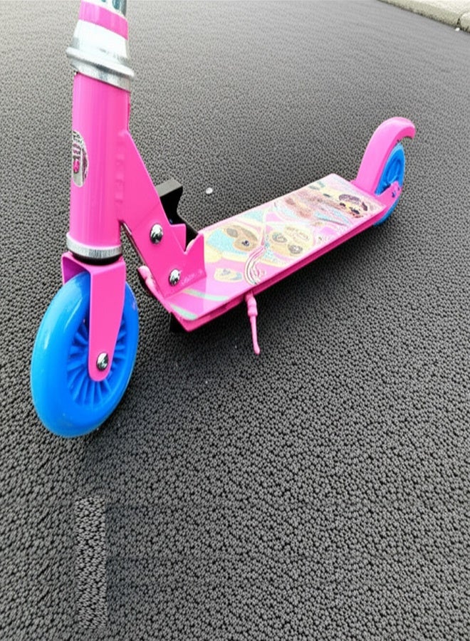 L.O.L Mascube L.O.L 2 Wheels Scooter for Kids Pink/ plue - Image 5