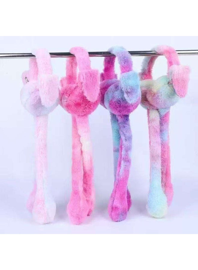 Trending Ear Move Rabbit Plush Earmuff – Soft Long - Image 3