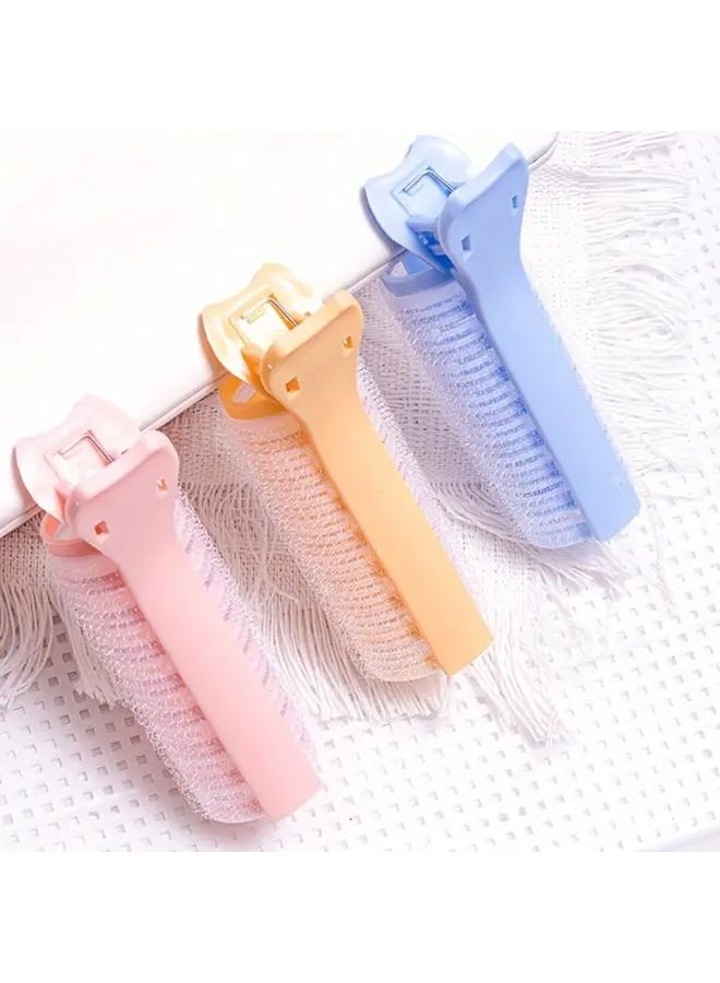 Pink Hair Curler Set 2pcs Manual Volumizing Styling Tools No Damage Clips For All Hair Types - Image 2