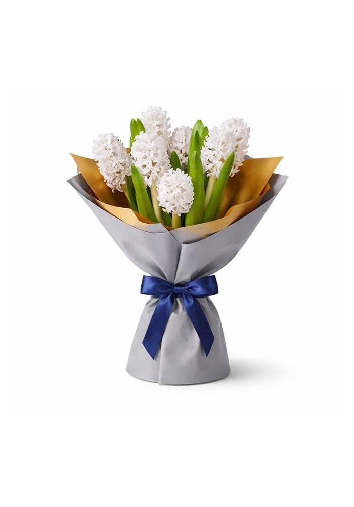 Hyacinth , White - 5 Stems, Netherlands
