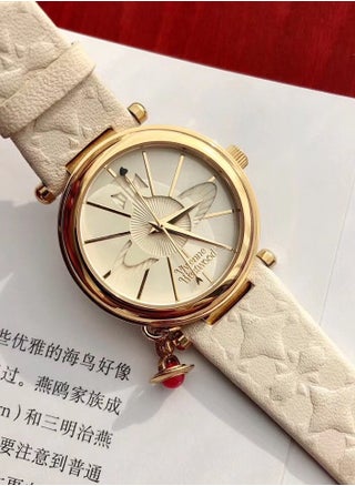 White Saturn Women's Watch