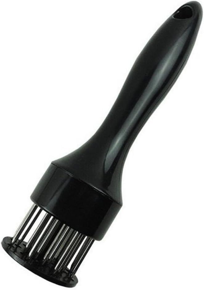 RoarCraft Meat Tenderizer, Stainless Steel Needle Ultra Sharp 21 Blades Meat Tenderizer Tool for tenderizing Chicken, Beef, Steak, Veal and Pork (Black) - Image 1