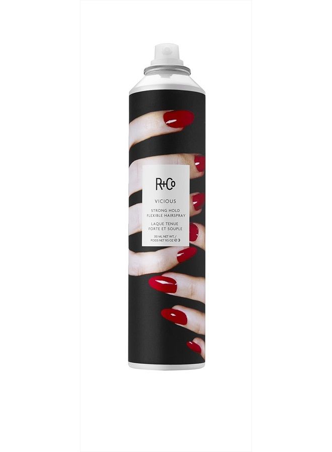 R+Co Vicious Strong Hold Flexible Hairspray | Strong Hold + No Crunch + No Flaking | Vegan + Cruelty-Free | 9.5 Oz - Image 1