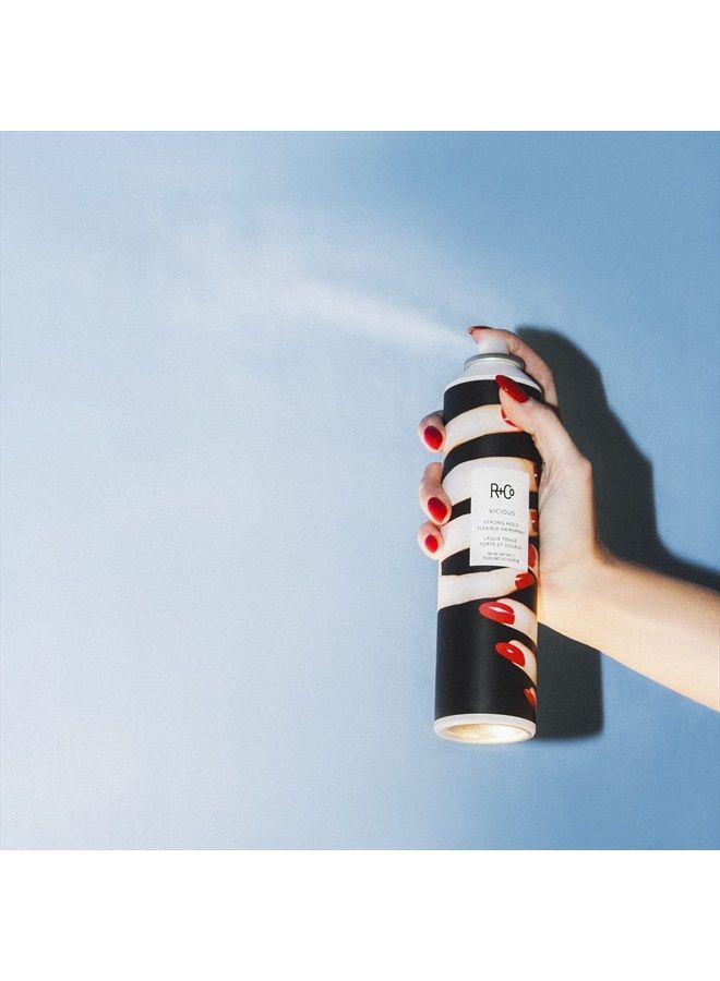 R+Co Vicious Strong Hold Flexible Hairspray | Strong Hold + No Crunch + No Flaking | Vegan + Cruelty-Free | 9.5 Oz - Image 3