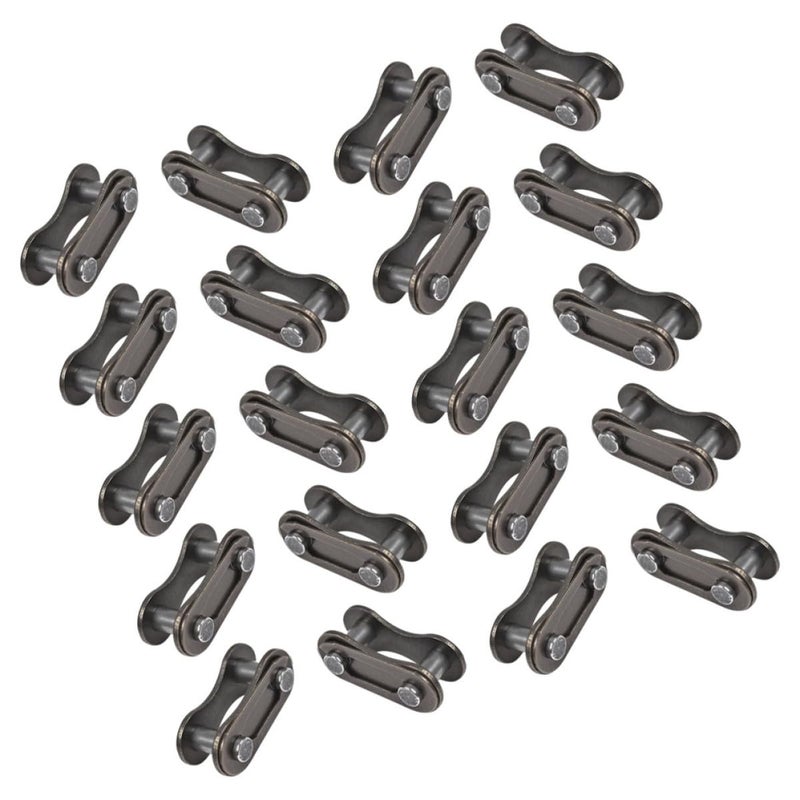 Single Speed Bicycle Chain Link Connector 20pcs Reusable High Strength Metal Quick Release Repair Kit - Image 2