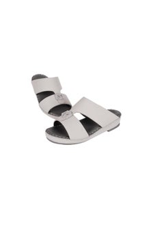 barjeel uno 008-3589  Barjeel Uno Boys Arabic Sandals BC-2025 Light Grey  - Image 3