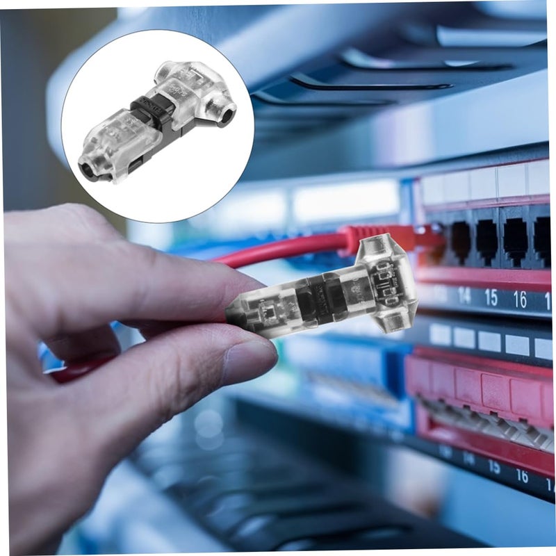STOBAZA 1 Pin T Type Wire Connector 5pcs Push In Wiring Terminal Electrical Connections - Image 5