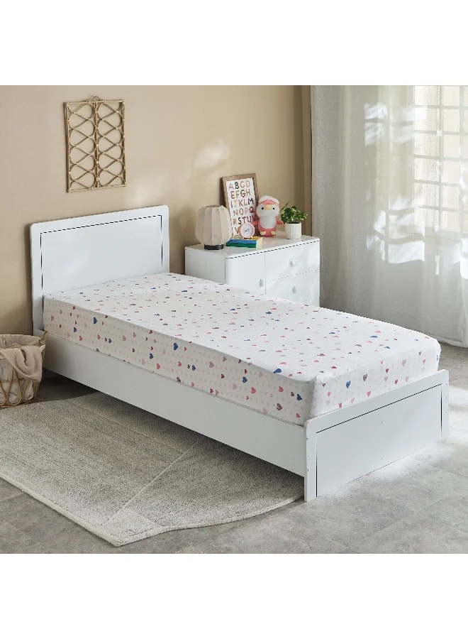 هوم بوكس ملاءة سرير مفرد قطنية من ايفي سلومبر جاردن - + سم