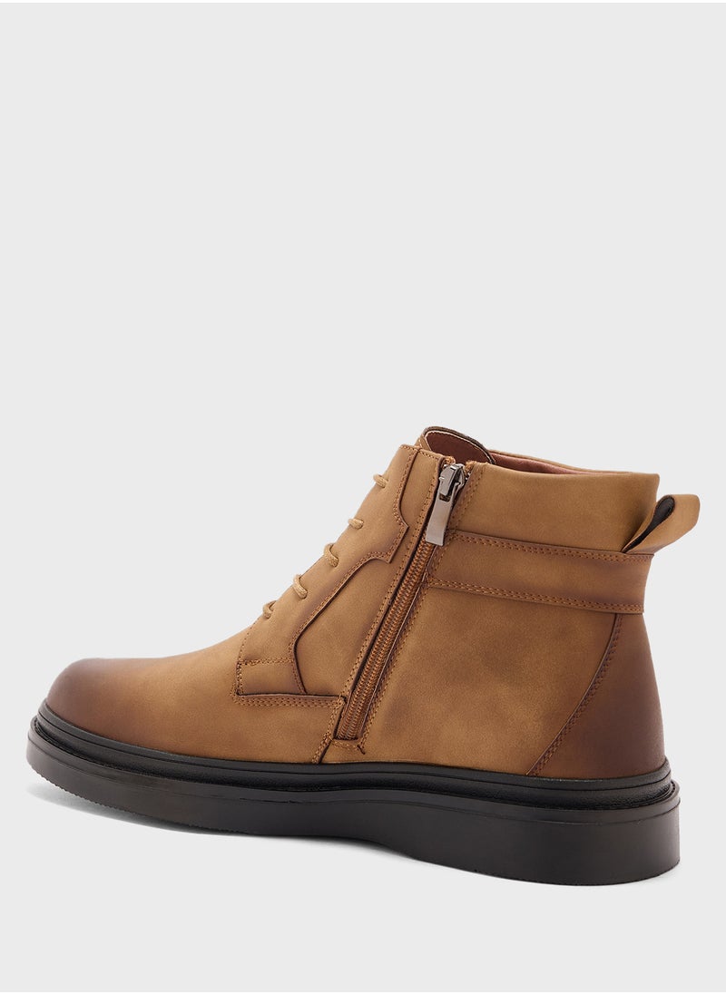 Robert Wood Long Biker Boots  - Image 3