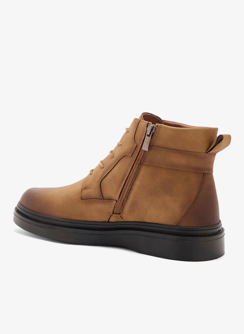 Robert Wood Long Biker Boots