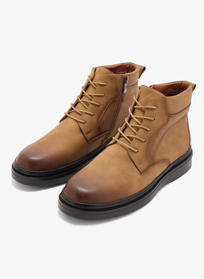 Robert Wood Long Biker Boots