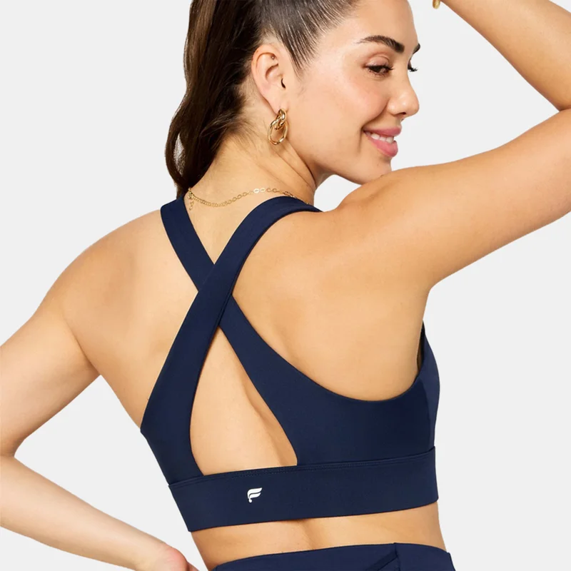 Fabletics حمالة صدر رياضية للتدريب بدعم متوسط للنساء - Oasis Twist