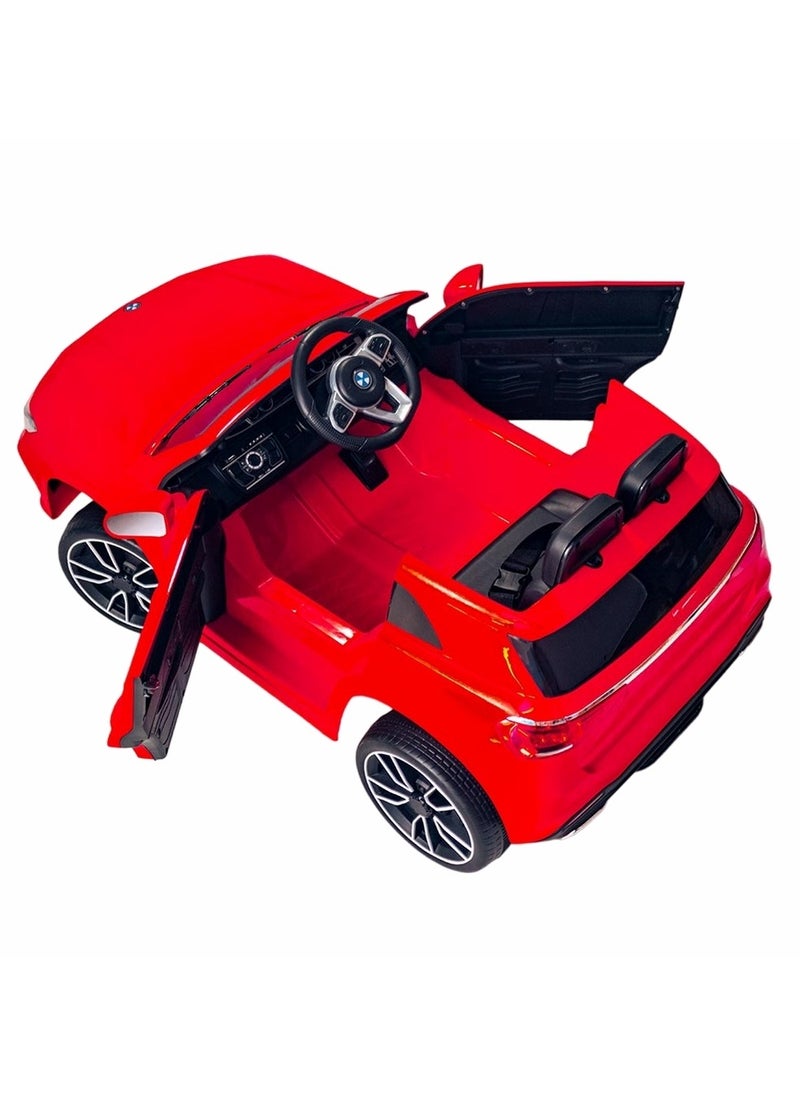 null - Electric ride-on car for children with remote control - X8, Multi Color (Red) - Image 1