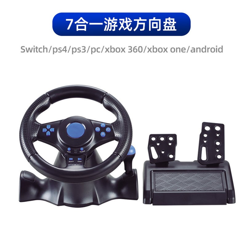Racing game steering wheel handle switch/xbox/PS4/PS2/PS3/PC racing steering wheel handle black - Image 5