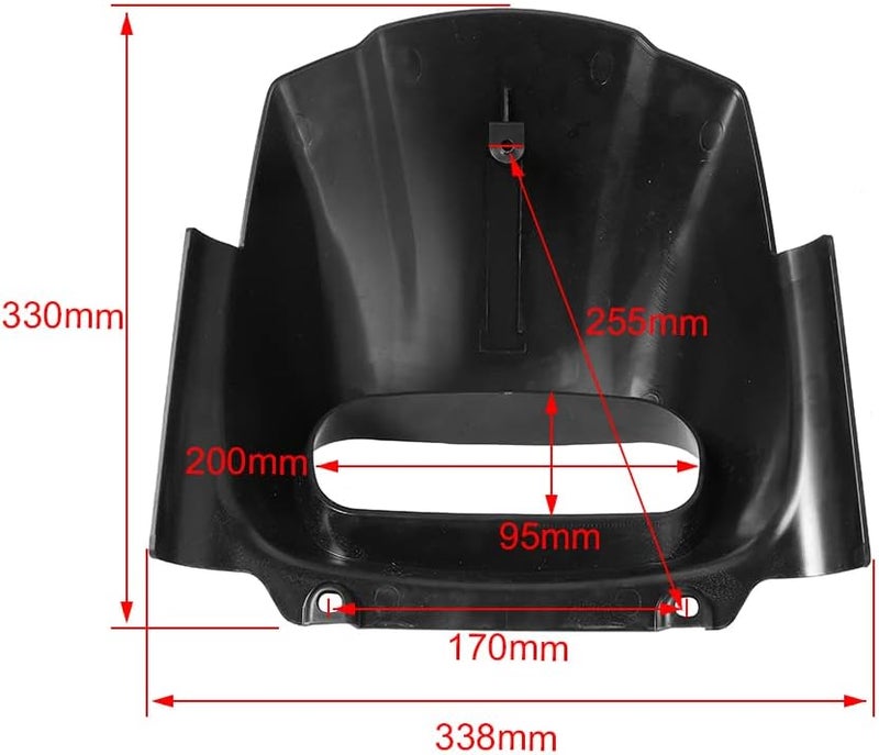 H RUO Headlight Fairing Cover for Harley Softail Fat Bob FXFB FXFBS M8 (2018-2021) - Image 4